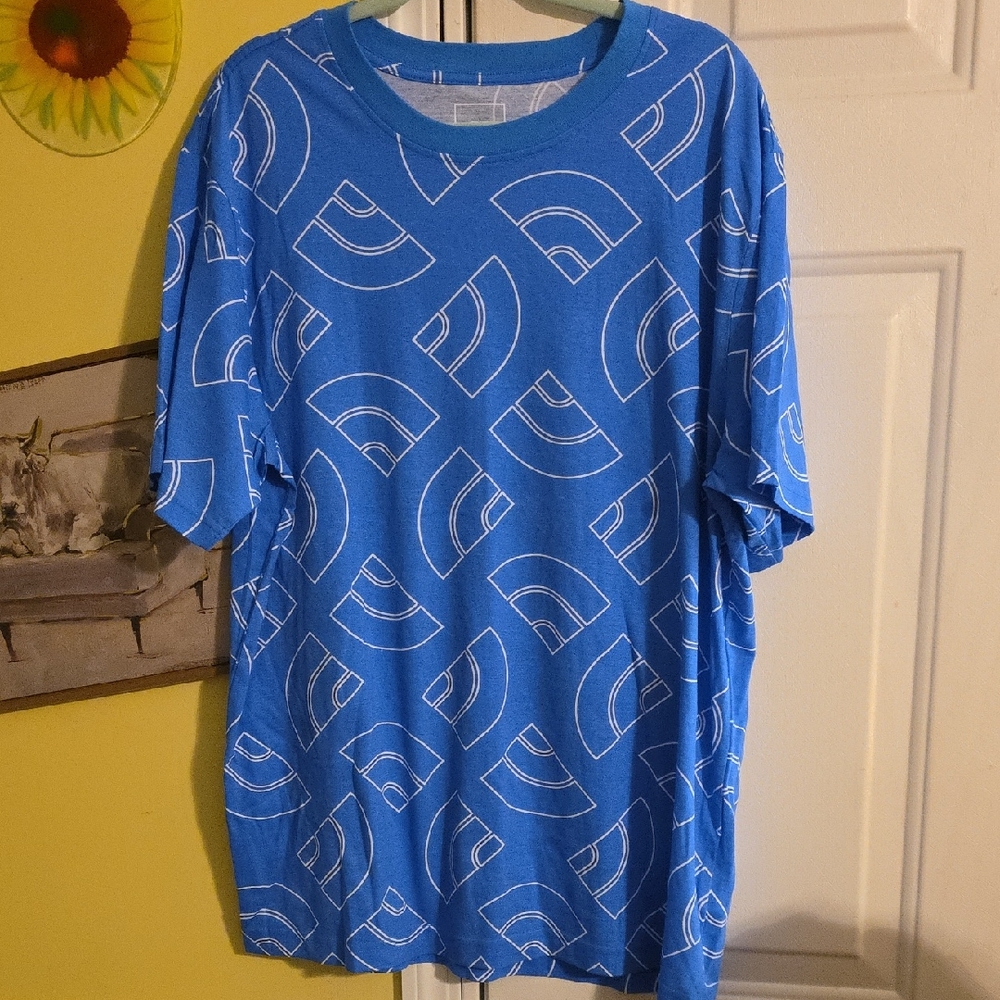 The North Face Blue Patterned Men's Tee